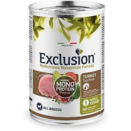 Exclusion Mediterraneo Adult Tacchino 400gr Exclusion Mediterraneo Adult Tacchino 400gr